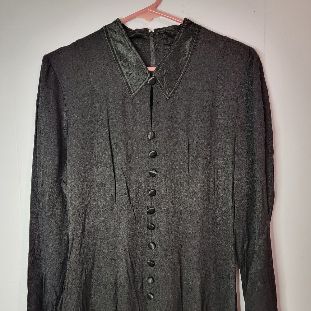 Julian Taylor NY Black Long Sleeve Maxi Dress